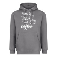 Storm Fueled by jesus and coffee Heavyweight Hoodie - artisFamous