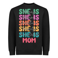 Black she is mom Heavyweight Sweatshirt - JahusDesignShop