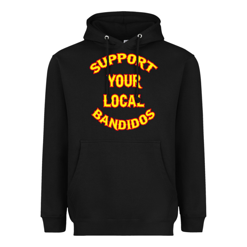 Bandidos Support Your Local Texas Heavyweight Hoodie by artisFamous | Teevron