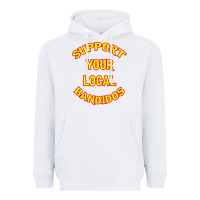 White bandidos support your local texas Heavyweight Hoodie - artisFamous