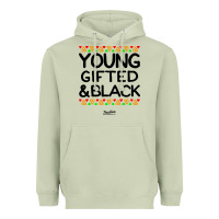 Matcha young gifted and black african american men Heavyweight Hoodie - artisFamous