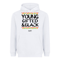 Young Gifted And Black African American Men Heavyweight Hoodie | Teevron