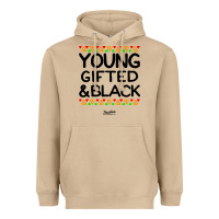 Mushroom young gifted and black african american men Heavyweight Hoodie - artisFamous