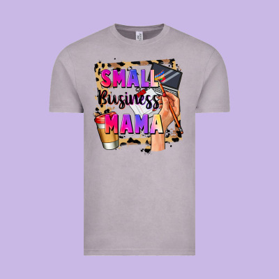 Small Business Mama Mother's Day Vintage Tee Designed By Fadigitalartstudio