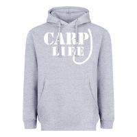 Heather Grey carp life funny fish fishing Heavyweight Hoodie - artisFamous