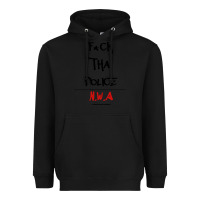 Black fck tha police Heavyweight Hoodie - artisFamous