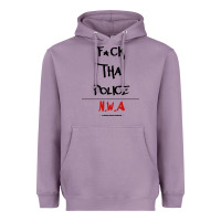 Lavender fck tha police Heavyweight Hoodie - artisFamous
