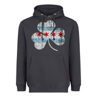 Smoke irish chicago flag shamrock Heavyweight Hoodie - artisFamous