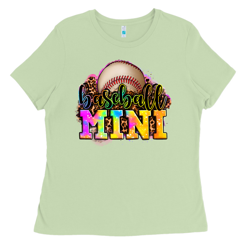 Baseball Mini Ladies Tee by OliviaCreatesArt | Teevron