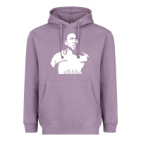 Lavender Pele Sillhouette Heavyweight Hoodie - artisFamous