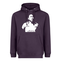 Plum Pele Sillhouette Heavyweight Hoodie - artisFamous
