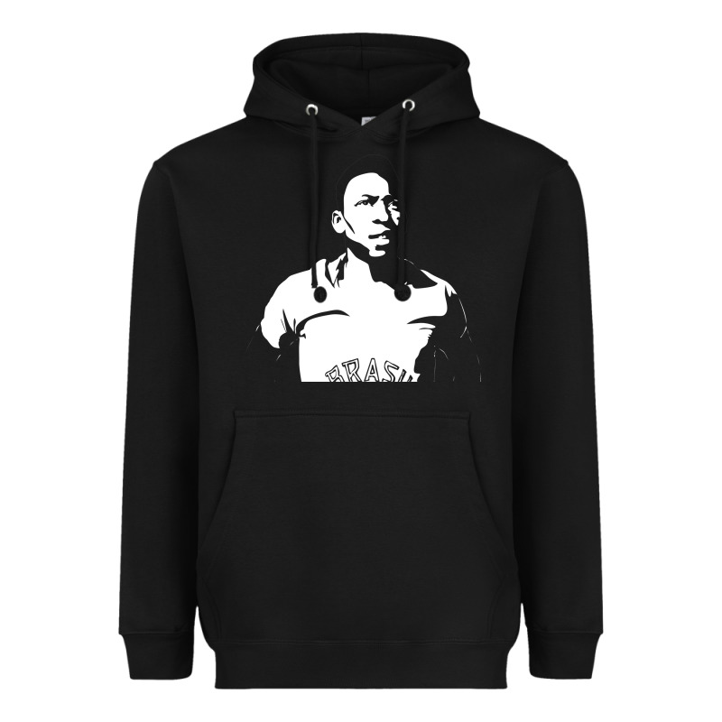 Pele Sillhouette Heavyweight Hoodie by artisFamous | Teevron