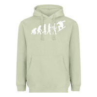 Matcha Snowboarding Evolution | Snowboard Mountain Winter Heavyweight Hoodie - artisFamous
