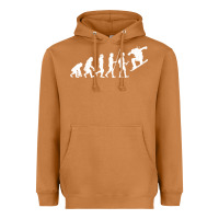 Meerkat Snowboarding Evolution | Snowboard Mountain Winter Heavyweight Hoodie - artisFamous