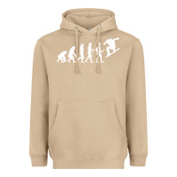 Mushroom Snowboarding Evolution | Snowboard Mountain Winter Heavyweight Hoodie - artisFamous