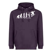 Plum Snowboarding Evolution | Snowboard Mountain Winter Heavyweight Hoodie - artisFamous