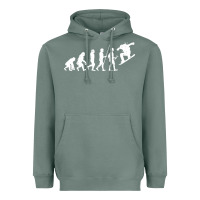 Sage Snowboarding Evolution | Snowboard Mountain Winter Heavyweight Hoodie - artisFamous