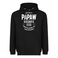 Black Mens They Call Me Papaw Because Partner In Crime - Dad & Grandpa Birth Heavyweight Hoodie - artisFamous