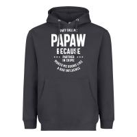 Smoke Mens They Call Me Papaw Because Partner In Crime - Dad & Grandpa Birth Heavyweight Hoodie - artisFamous