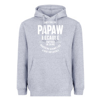 Heather Grey Mens They Call Me Papaw Because Partner In Crime - Dad & Grandpa Birth Heavyweight Hoodie - artisFamous