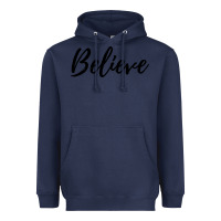 Navy believe Heavyweight Hoodie - artisFamous
