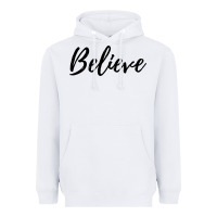 White believe Heavyweight Hoodie - artisFamous