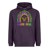 Plum mardi gras rainbow Heavyweight Hoodie - JahusDesignShop