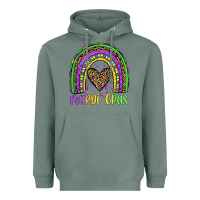 Mardi Gras Rainbow Heavyweight Hoodie | Teevron