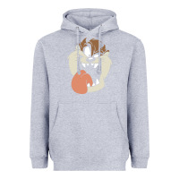 Heather Grey manic taz Heavyweight Hoodie - artisFamous