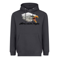 Smoke the screaming eagle Heavyweight Hoodie - artisFamous