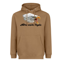 Toasted Coconut the screaming eagle Heavyweight Hoodie - artisFamous