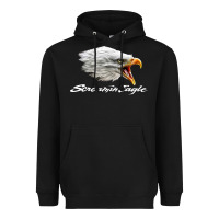 Black the screaming eagle Heavyweight Hoodie - artisFamous