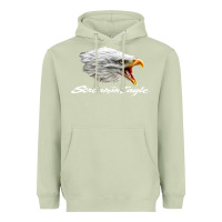 Matcha the screaming eagle Heavyweight Hoodie - artisFamous