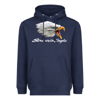 Navy the screaming eagle Heavyweight Hoodie - artisFamous