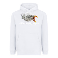 White the screaming eagle Heavyweight Hoodie - artisFamous