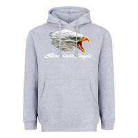 Heather Grey the screaming eagle Heavyweight Hoodie - artisFamous
