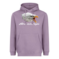 Lavender the screaming eagle Heavyweight Hoodie - artisFamous