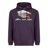 Plum the screaming eagle Heavyweight Hoodie - artisFamous
