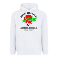 White MIYAGY DO KARATE Heavyweight Hoodie - artisFamous