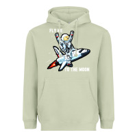 Matcha dogecoin hodl to the moon Heavyweight Hoodie - artisFamous