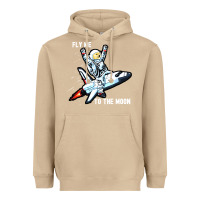 Mushroom dogecoin hodl to the moon Heavyweight Hoodie - artisFamous