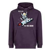 Plum dogecoin hodl to the moon Heavyweight Hoodie - artisFamous