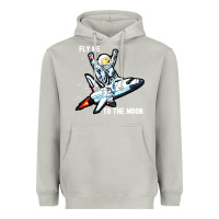 Moon Dust dogecoin hodl to the moon Heavyweight Hoodie - artisFamous
