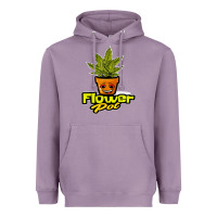 Lavender flower pot funny weed Heavyweight Hoodie - artisFamous