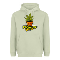 Matcha flower pot funny weed Heavyweight Hoodie - artisFamous