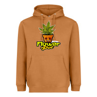 Meerkat flower pot funny weed Heavyweight Hoodie - artisFamous
