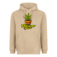 Mushroom flower pot funny weed Heavyweight Hoodie - artisFamous