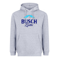 Heather Grey Vintage Busch Light Busch Latte Heavyweight Hoodie - artisFamous