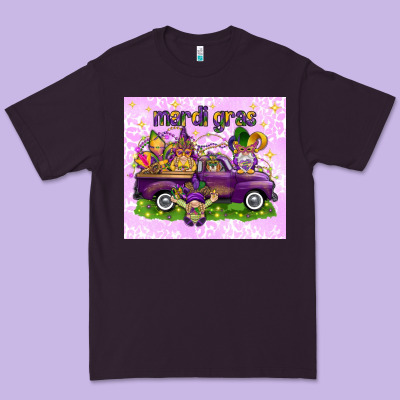 Mardi Gras With Gnomies Tumbler Premium Tee Designed By Howdyjamesfarm
