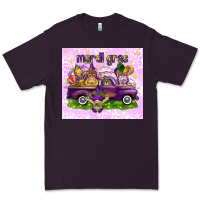 Plum Mardi Gras with gnomies tumbler Premium Tee - HowdyJamesFarm